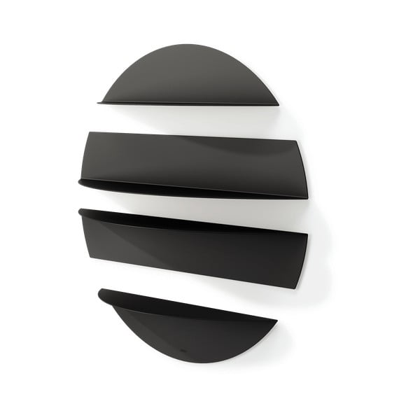 Set di 4 mensole in metallo nero da 76 cm Solis - Umbra-image-4