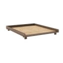 Letto matrimoniale marrone in pino massiccio con rete inclusa 160x200 cm Social – Karup Design