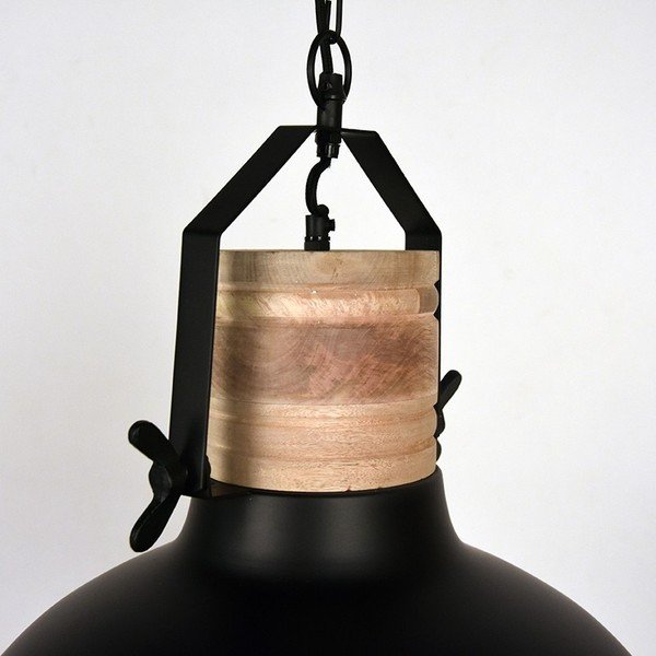 Černé stropní svítidlo LABEL51 Grid, ⌀ 52 cm-image-3