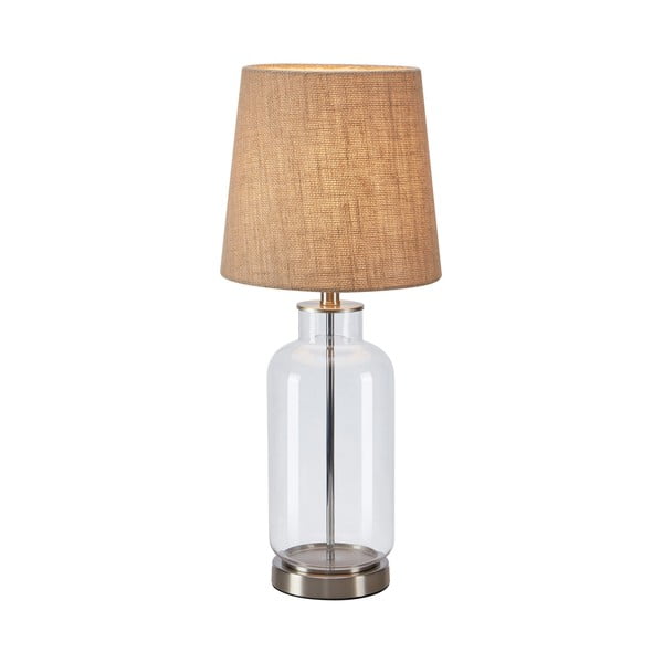 Lampada da tavolo in colore naturale con paralume in juta (altezza 60 cm) Costero - Markslöjd