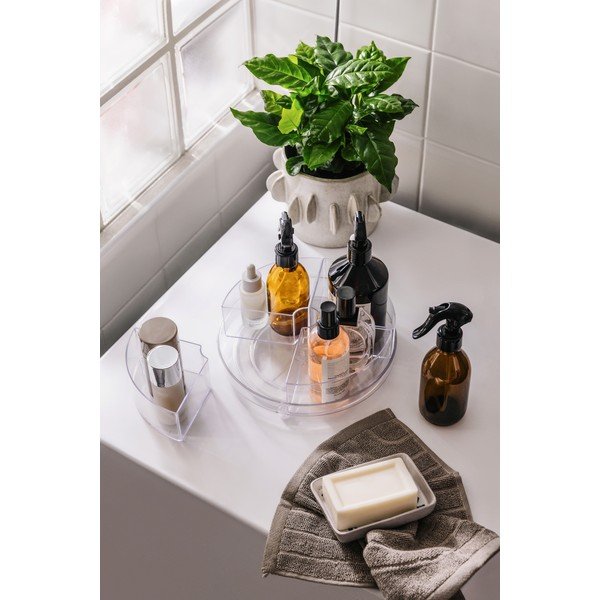 Organizer da bagno in plastica girevole – Casa De Engel-image-1