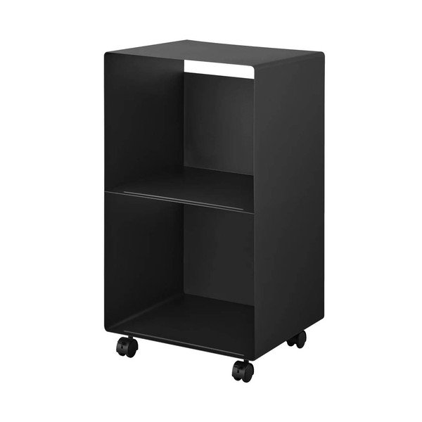 Carrello portaoggetti nero in metallo 40x73x38 cm Tower – YAMAZAKI