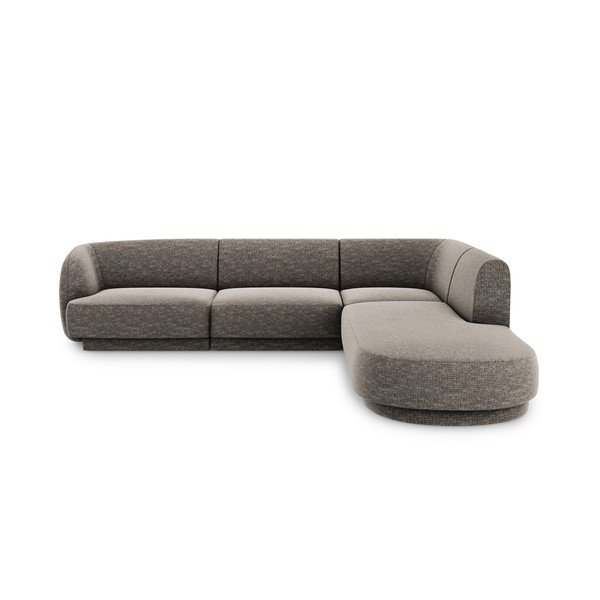 Divano angolare grigio (angolo destro) Miley - Micadoni Home