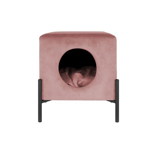 Letto di velluto rosa per animali domestici Snog - Leitmotiv-image-2