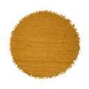 Tappeto rotondo giallo/arancione in iuta ø 150 cm – Bloomingville