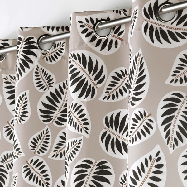 Tenda nera/beige 140x260 cm Alma – douceur d'intérieur-image-1