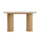 Tavolo consolle di colore naturale 40x130 cm Nola – Unique Furniture