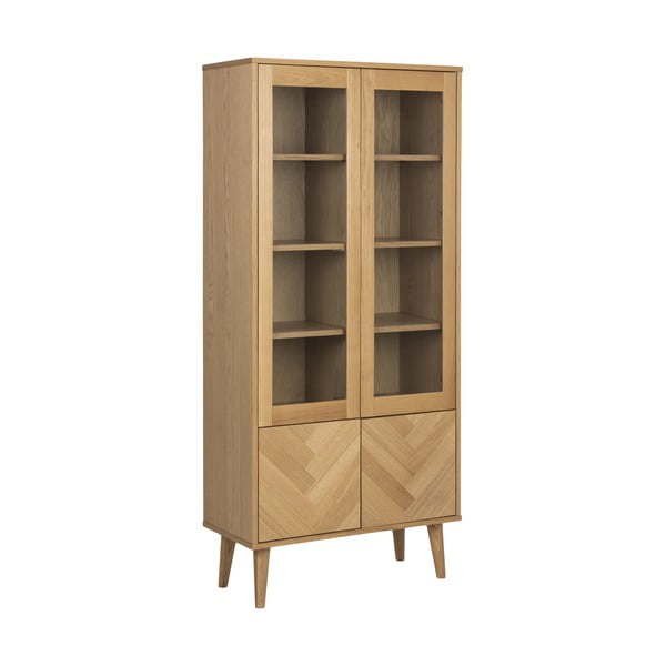 Vetrina in rovere 80x178 cm Nagano - Actona-image-2