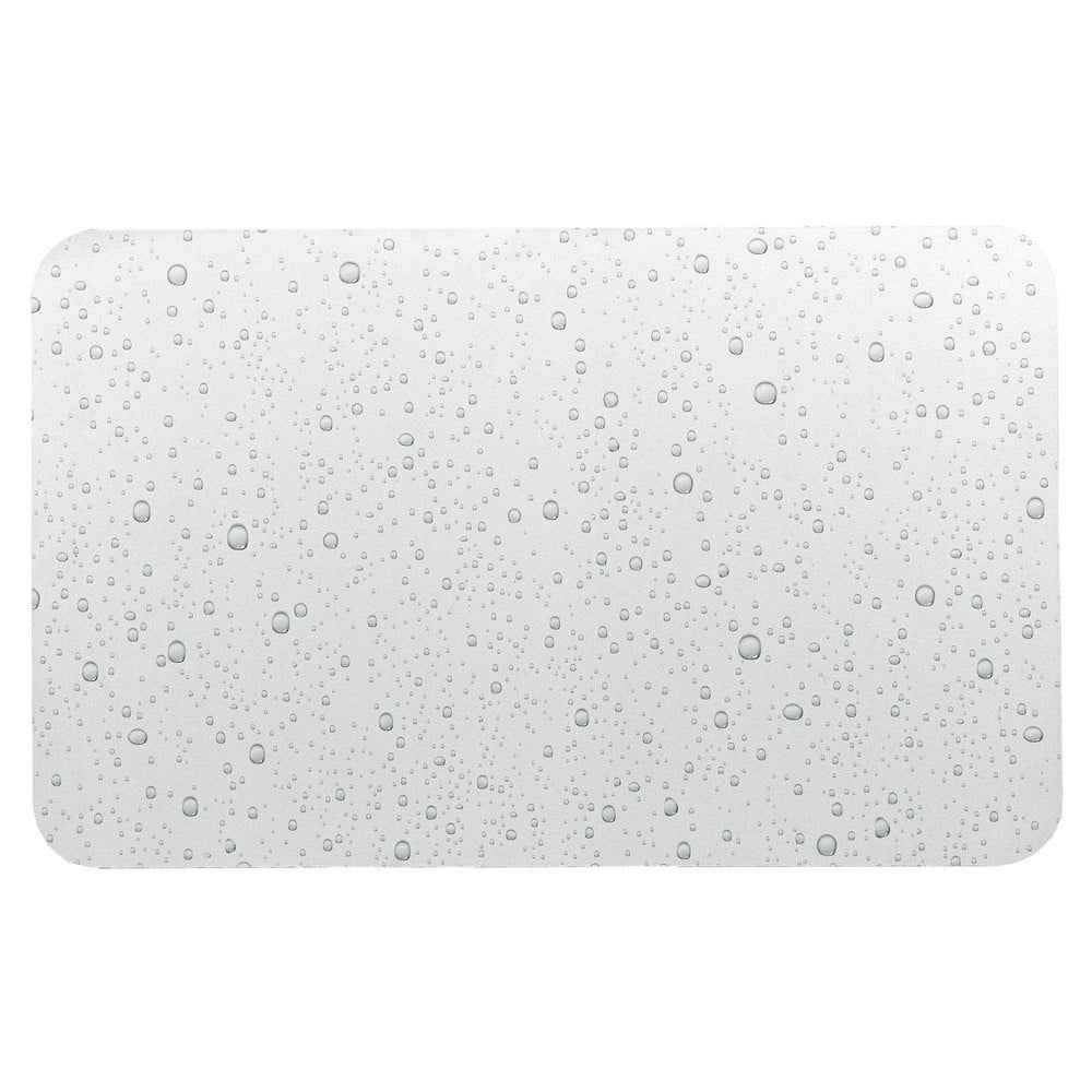 Tappetino per il bagno grigio chiaro 50x120 cm Splash – douceur d'intérieur | Tappeti per il bagno