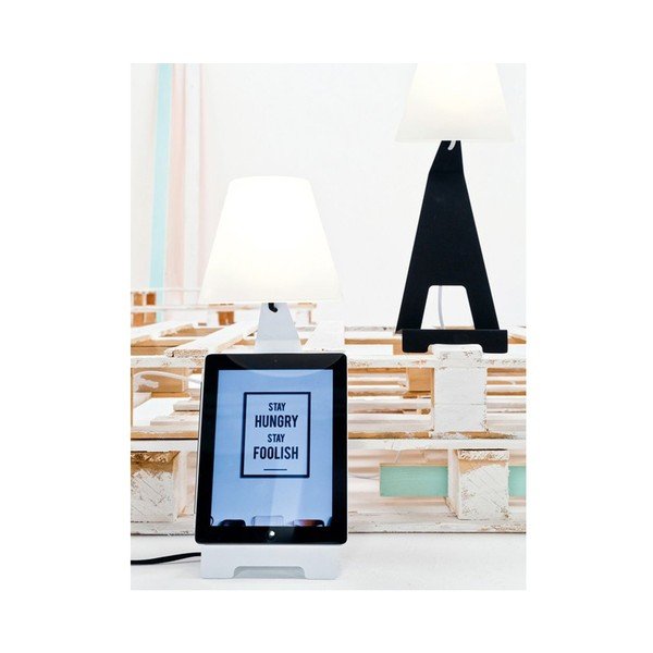 Černá stolní lampa Tablet-image-2