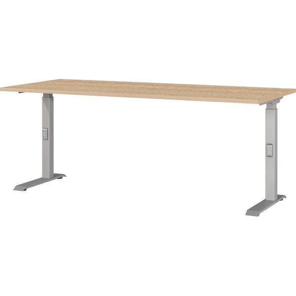Scrivania regolabile con piano effetto rovere 80x180 cm Downey – Germania