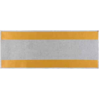 Passatoia per scale grigio chiaro in cotone set da 16 pz 25x65 cm Kumsal Bej - Vitaus