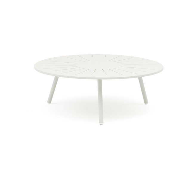 Tavolo da giardino rotondo in alluminio ø 110 cm Fleole - Ezeis-image-1