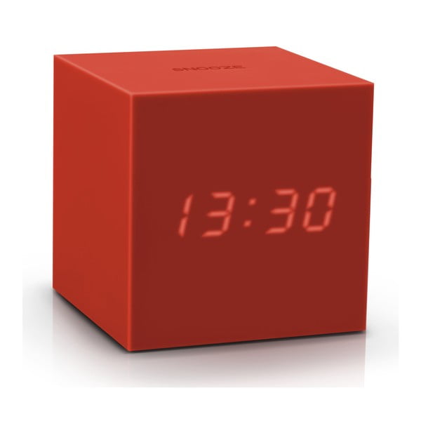 Sveglia a LED rossa Cubo di gravità Gravity Cube Click - Gingko-image-3