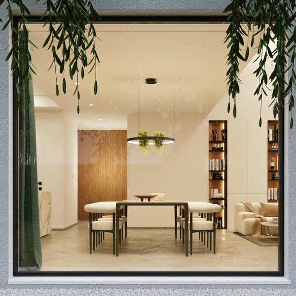 Lampadario LED nero in alluminio ø 110 cm RIO – Thoro-image-3