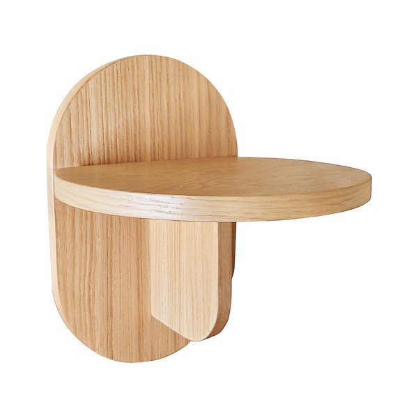 Mensole in legno di quercia in colore naturale Soft - Woodman-image-1