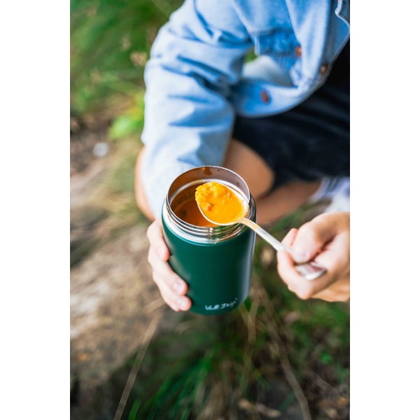 Termos da viaggio verde per il pranzo Fuori, 500 ml - Vialli Design-image-4