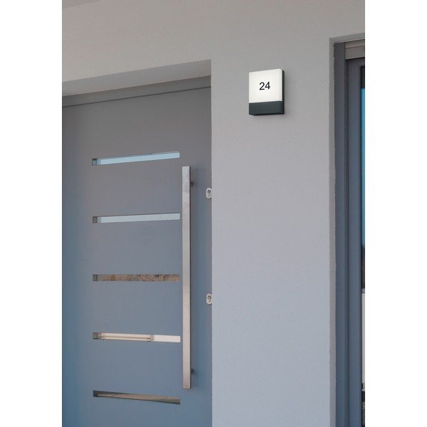 Illuminazione esterna LED da parete (altezza totale 20 cm) Pecos – Trio-image-1