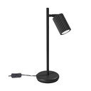 Lampada da tavolo nera (altezza totale 43 cm) Gleam – Sollux