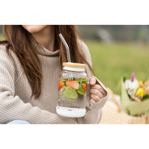 Barattolo con cannuccia 600 ml Fuori – Vialli Design-image-4