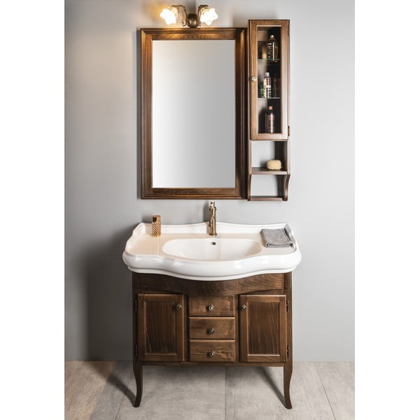 Lavabo bianco in ceramica 100x54,5 cm Retro – Sapho-image-1