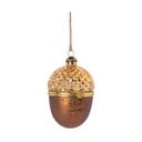 Decorazione per albero di natale in vetro fatta a mano ø 6 cm Acorn – Sass & Belle
