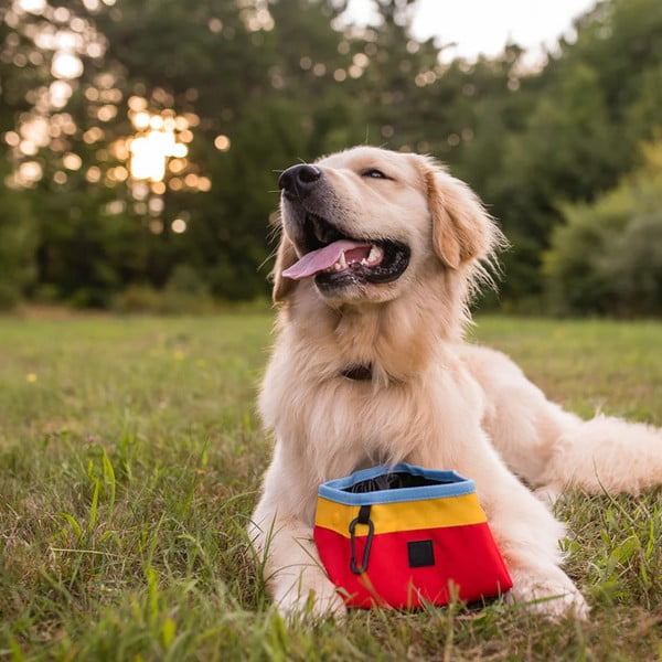 Ciotola da viaggio pieghevole in tessuto ø 18 cm Sunrise - P.L.A.Y.-image-2