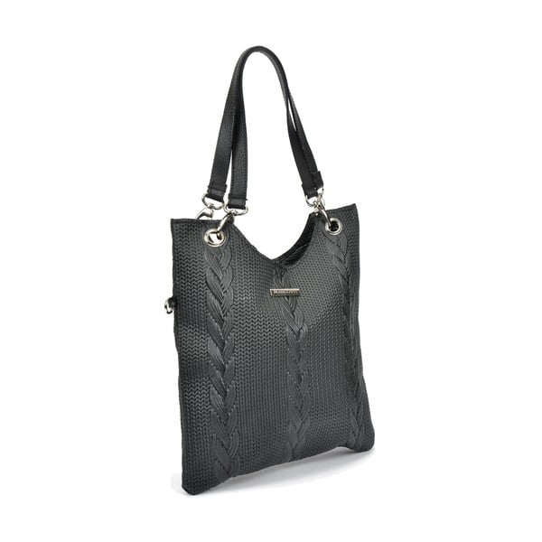 Borsa in pelle nera Lidia - Mangotti Bags-image-2