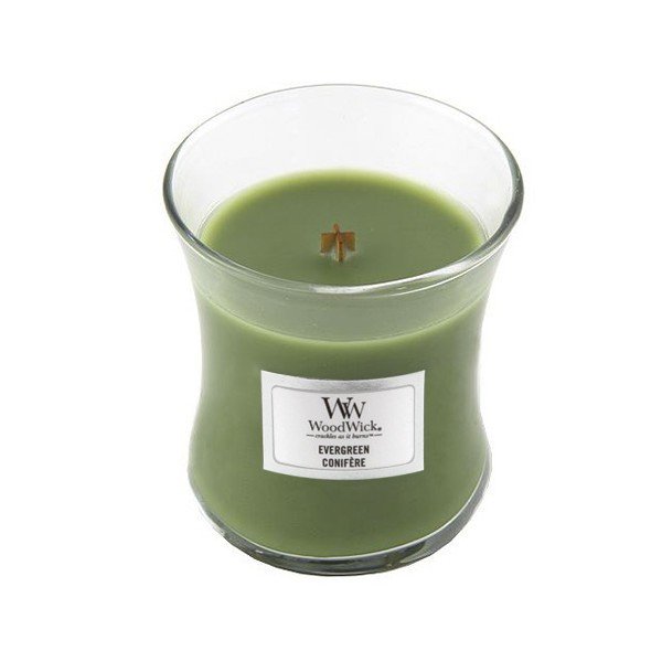 Candela profumata Profumo di aghi di pino, 20 ore di combustione Evergreen - WoodWick