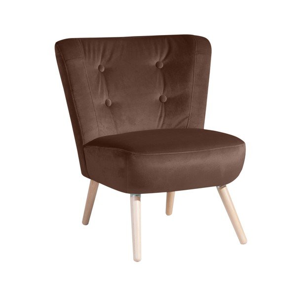 Poltrona marrone Neele Velvet - Max Winzer