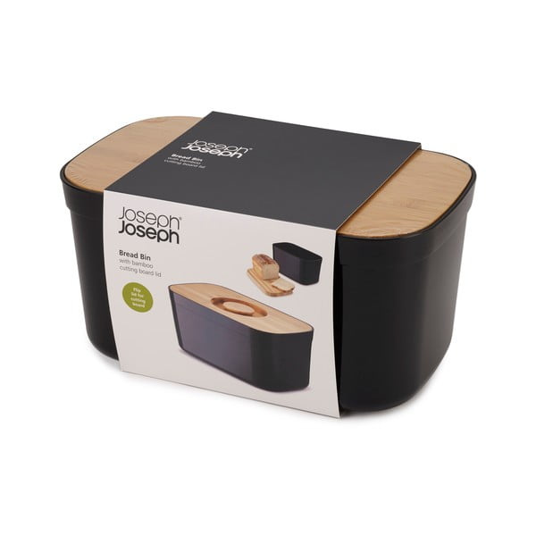 Cestino per il pane nero con coperchio in legno Cestino - Joseph Joseph-image-4