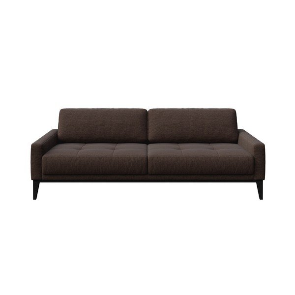 Divano Musso marrone, 210 cm - MESONICA