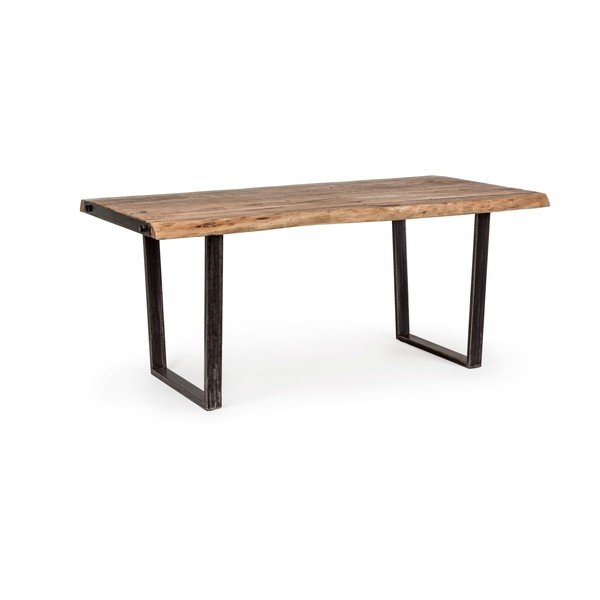 Tavolo da pranzo con piano in acacia 90x180 cm Elmer – Bizzotto