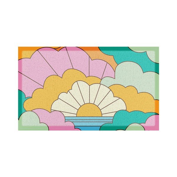 Zerbino in plastica riciclata 40x70 cm Elizabeth Olwen  – Artsy Doormats