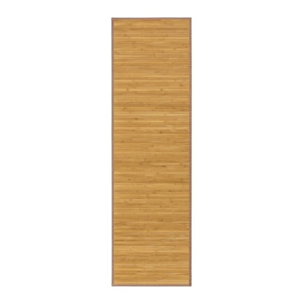 Tappeto in bambù di colore naturale 60x200 cm - Casa Selección