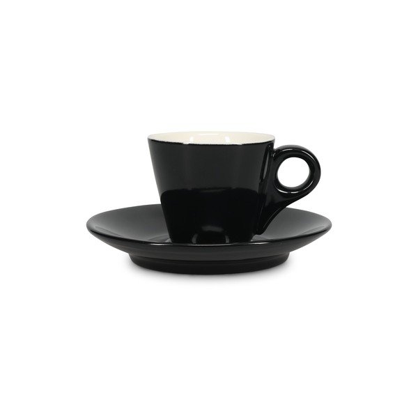 Tazzina per espresso nera in porcellana 80 ml Barista – BonBistro-image-3