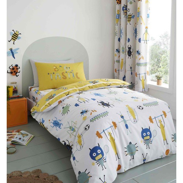 Biancheria da letto per bambini per letto matrimoniale 200x200 cm Bug Tastic - Catherine Lansfield-image-1