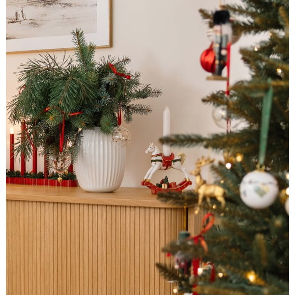 Portacandele in poliresina con motivo natalizio Almine - Bloomingville-image-1