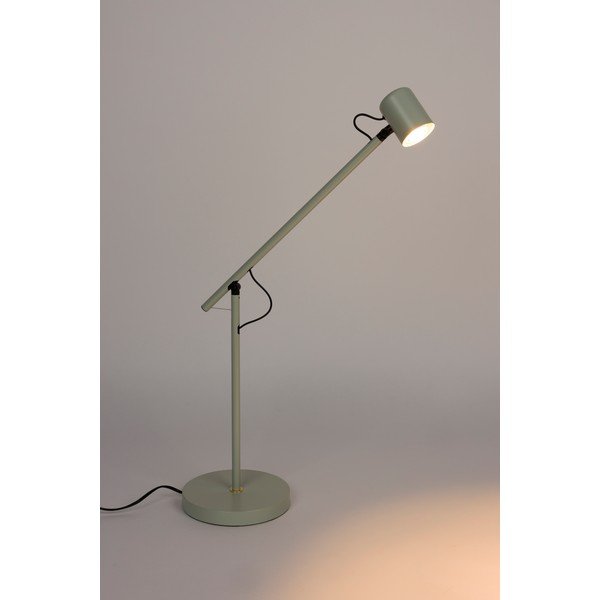 Lampada da tavolo verde chiaro in metallo (altezza totale 45,5 cm) Aero – White Label-image-1