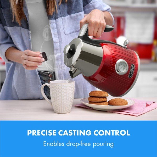 Bollitore rosso Cancan - Klarstein-image-4