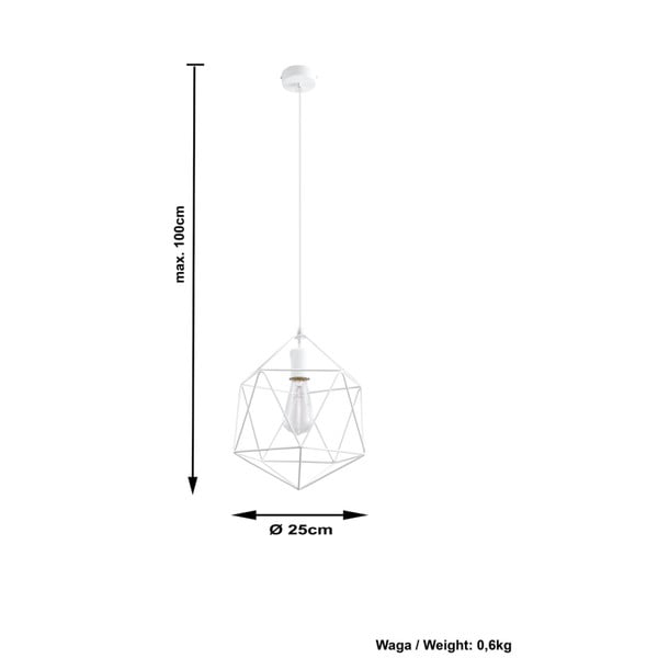 Apparecchio a sospensione bianco Donato - Sollux-image-4