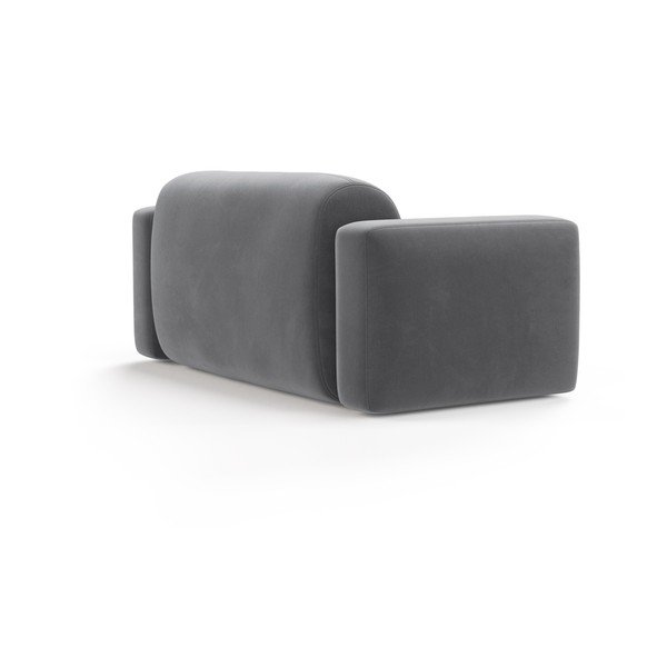 Divano grigio con rivestimento in velluto 180 cm Strino – Cosmopolitan Design-image-2