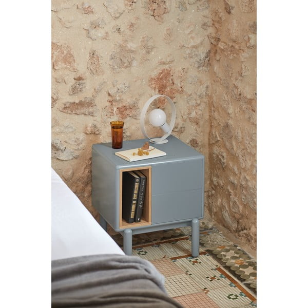Comodino grigio-blu Corvo - Teulat-image-2