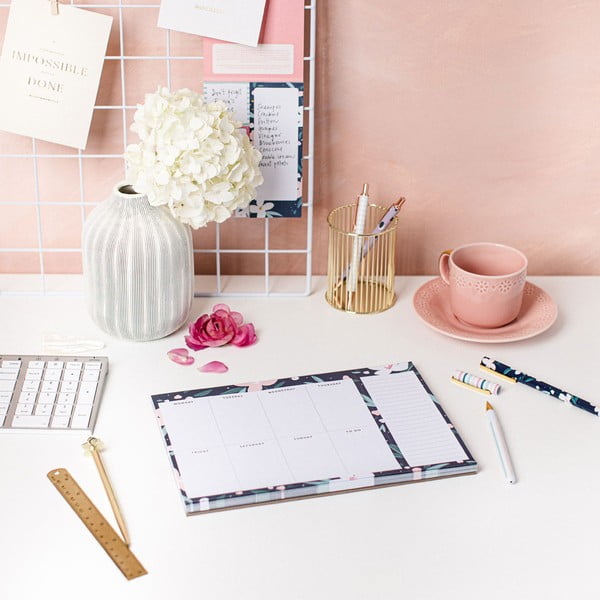 Agenda settimanale Navy Blush, 52 pagine - Busy B-image-1