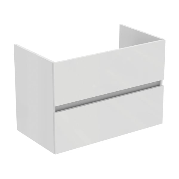 Mobile a sospensione bianco per sottolavabo 80x55 cm Eurovit+ - Ideal Standard-image-2