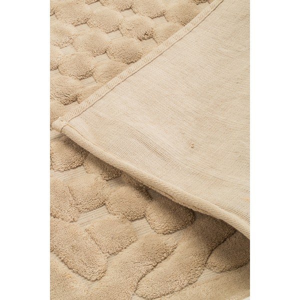 Set di 2 tappeti da bagno in cotone beige Bambi - Foutastic-image-3