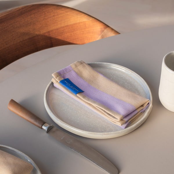 Tovaglioli in tessuto in set da 2 Stripes - Mette Ditmer Denmark-image-1