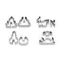 Set di 4 biscotti natalizi in 3D - Guardini