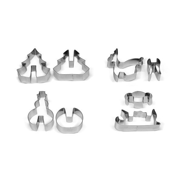 Set di 4 biscotti natalizi in 3D - Guardini