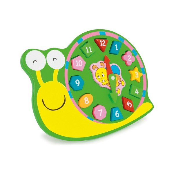 Dřevěné cvičné hodiny Legler Snail
